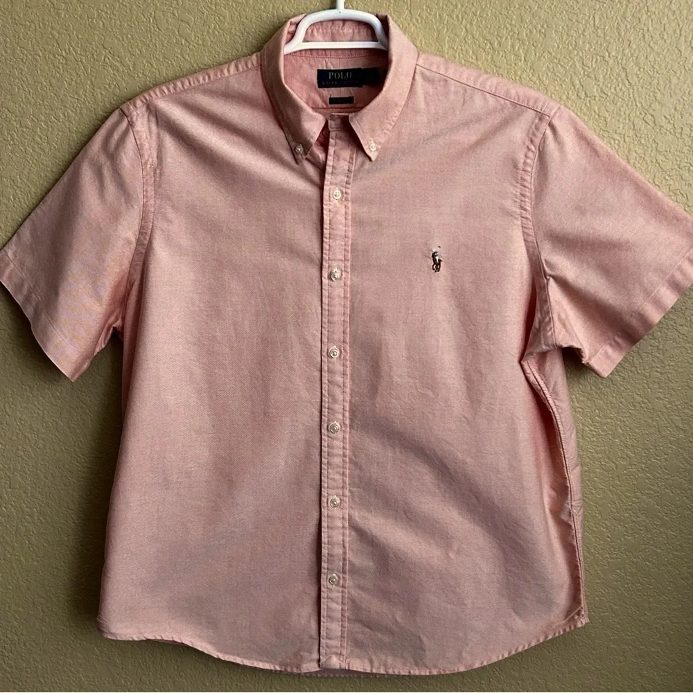 Polo Ralph Lauren Classic Fit Oxford Short Sleeve Button Down Shirt